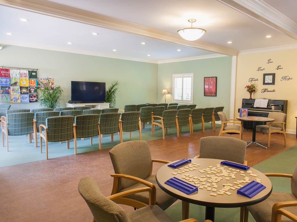 meeting room at Willingway addiction treatment center